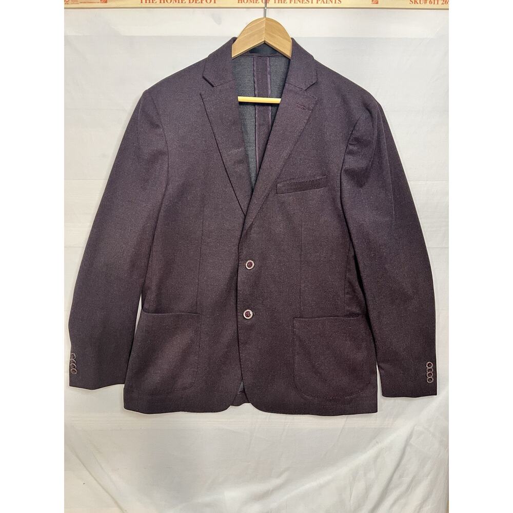 Michael Kors Classic Fit Faux Suede Jackets & Blazers Purple 42 Regular